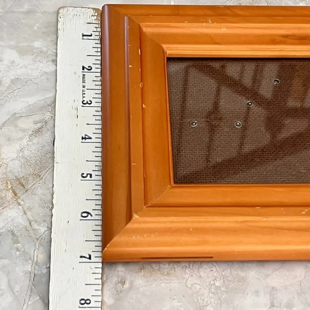 Natural Wood Picture Photo Frame Free Standing 4